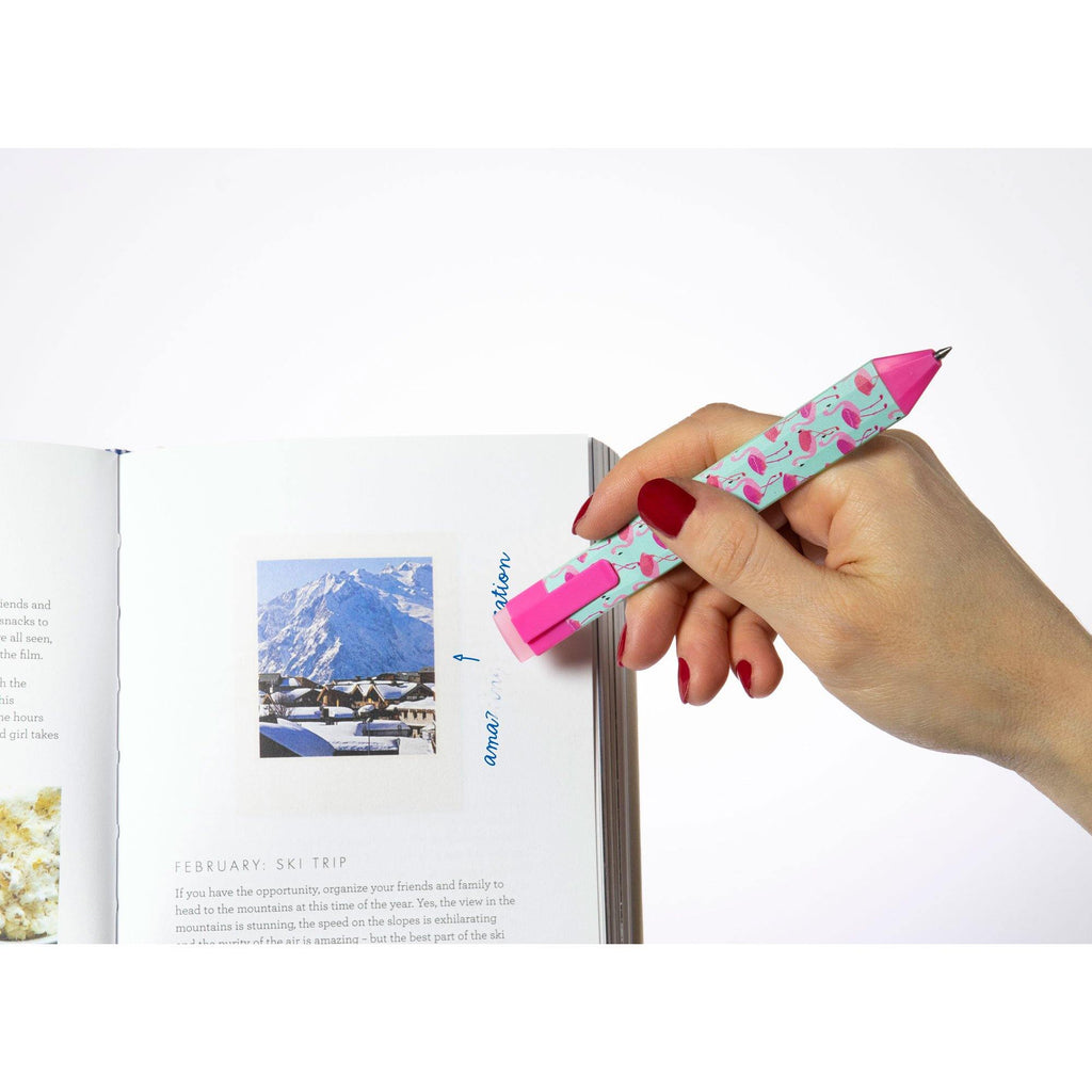 Pen Bookmark Flamingo RRP£3.99/€4.99/$5.99 - Thinking Gifts