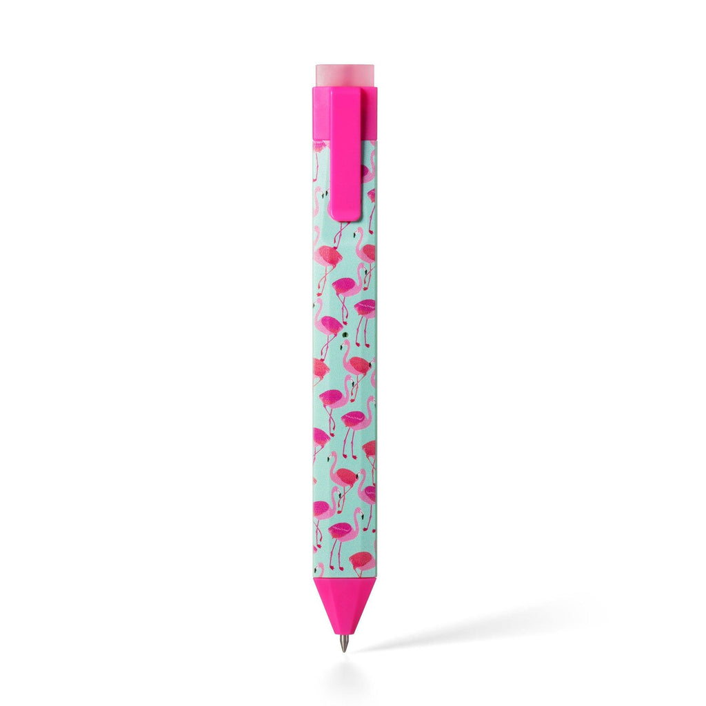 Penna A Due Colori Click & Clack Flamingo