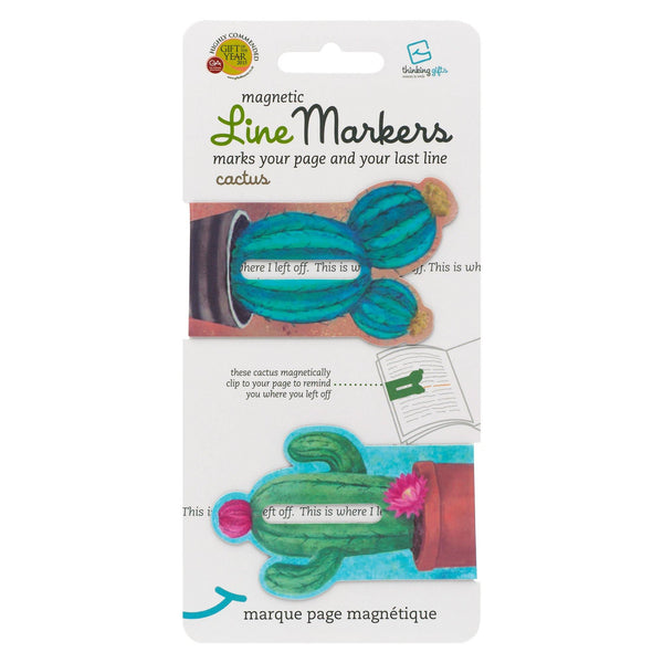 Line Marker Cactus RRP£2.99/€3.99/$4.99 - Thinking Gifts